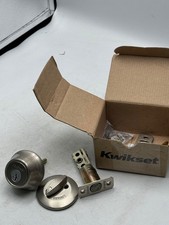 Kwikset Deadbolt Single Cylinder SmartKey Lock Satin Nickel 96600-575