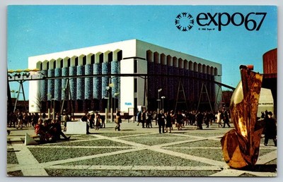 Montreal Quebec Expo 67 Iran Pavilion Postcard QC
