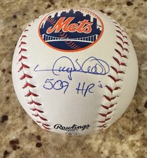NEW YORK METS GARY SHEFFIELD SIGNED AUTO BALL WITH 509 HR INSCRIPTION JSA RARE!!