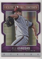 2014 Panini Elite Extra Edition Status Purple Die-Cut 11/150 AJ Vanegas #49 0b5