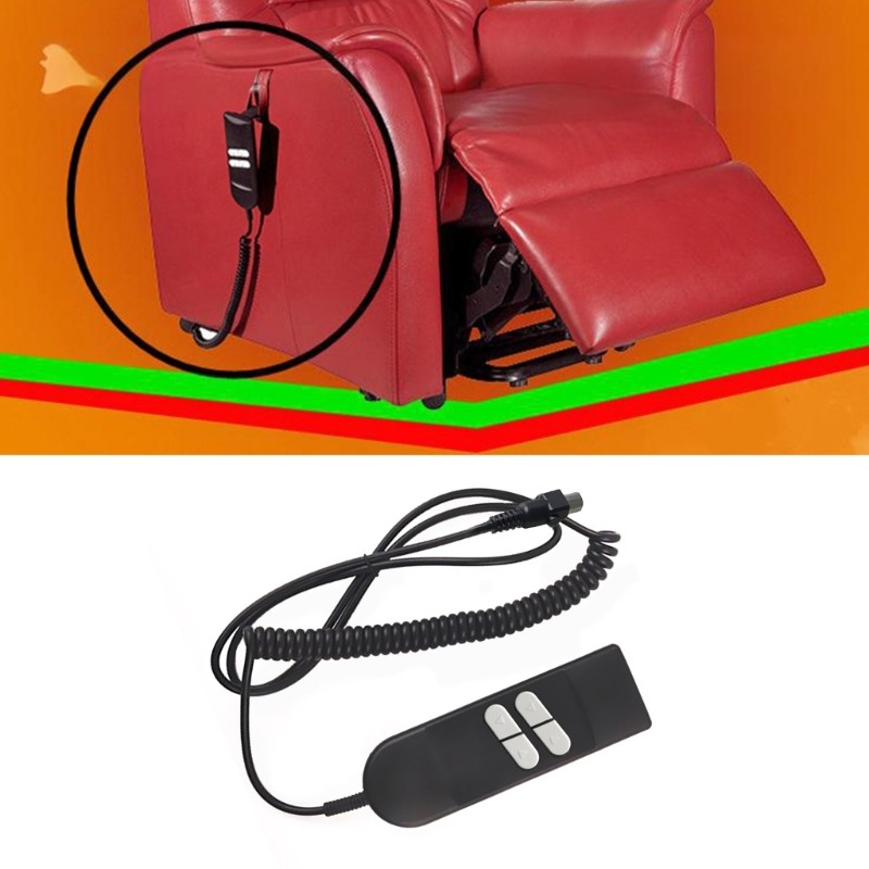 Sofa Lift Controller 4 Button Hand Switches Electric Recliner Chairs Controller