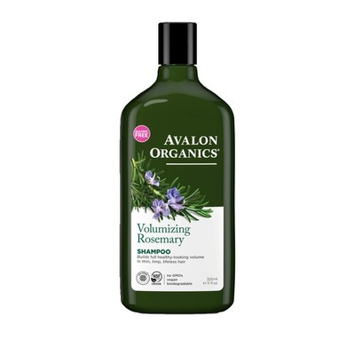 Avalon Organics Volumizing Shampoo Rosemary 11 Fl Oz Pack of 2 Vegan Organic