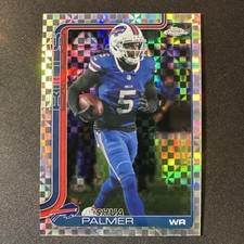 2025 Topps Chrome Football X-Fractor Joshua Palmer #31 Bills (B4)