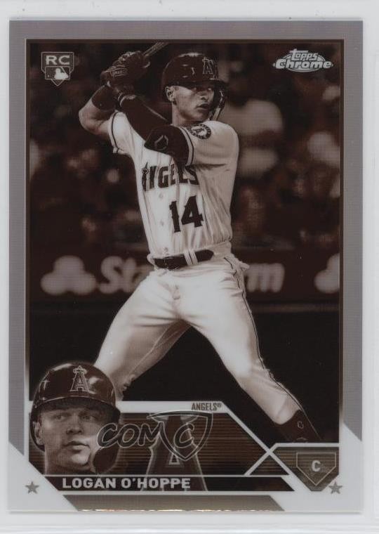 2023 Topps Chrome Sepia Refractor Logan O'Hoppe #188 05ns