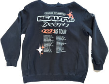 Chase Atlantic Beauty In Death C3 Tour Hoodie Band Adult X Large Black Hoodie XL