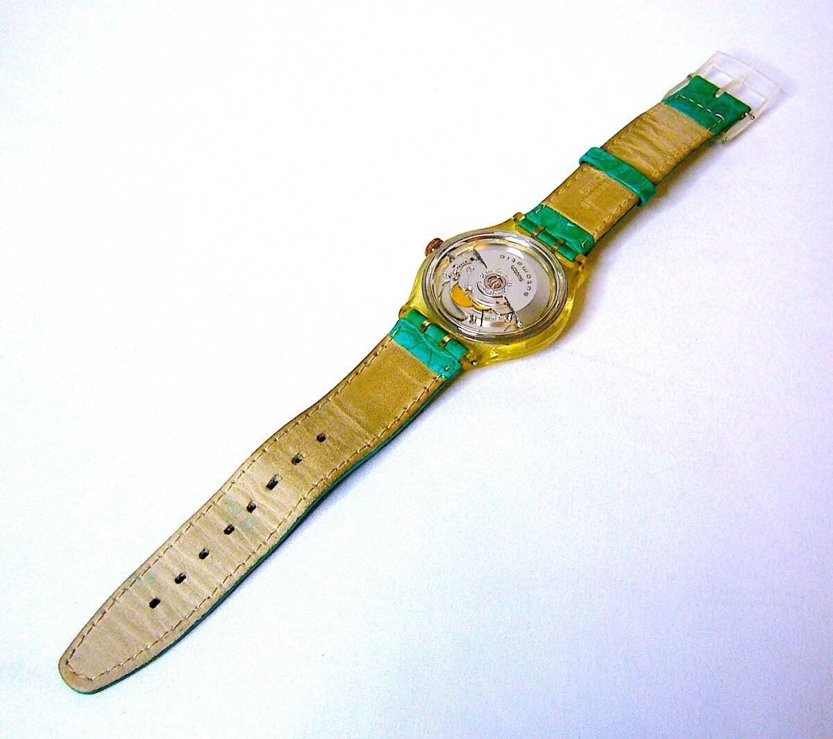 SWATCH Automatic skeleton watch 1994 RAMARRO SAK1… - image 4