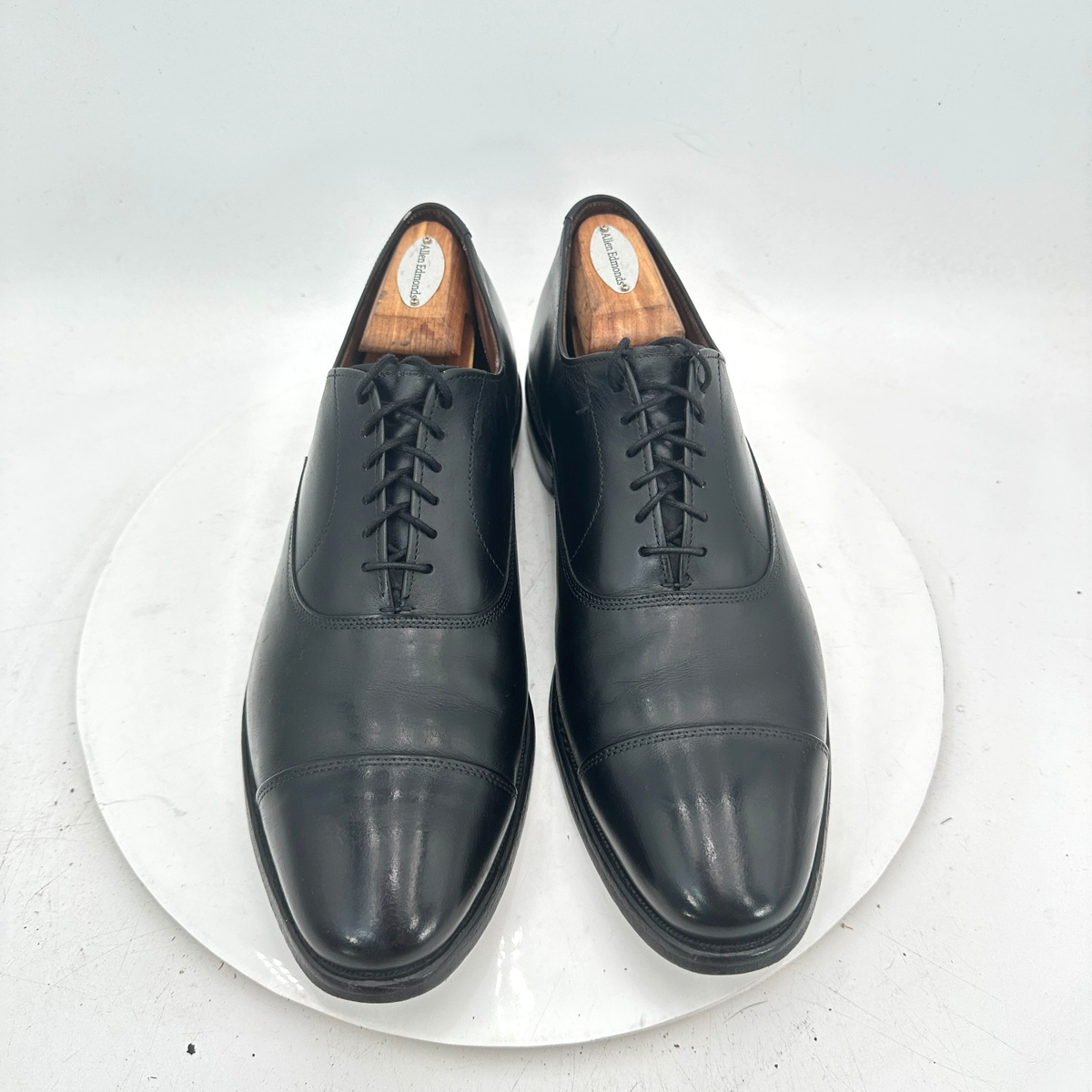 ALLEN EDMONDS Park Avenue Black Leather Sz 9 D Mens Cap Toe Dress‎ Shoes Amazon.com | Allen Edmonds Men main image 3