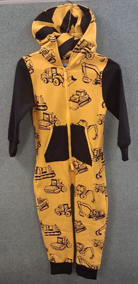 Tipsy Elves Youth Medium Yellow Caterpillar Authentic CAT Jumpsuit One Piece