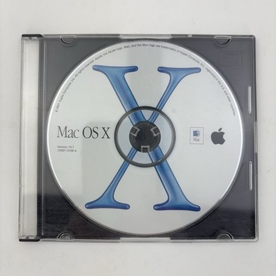 Apple Mac OS X Install CD Version 10.1 Disc 2001 - 1Z691-3168-A