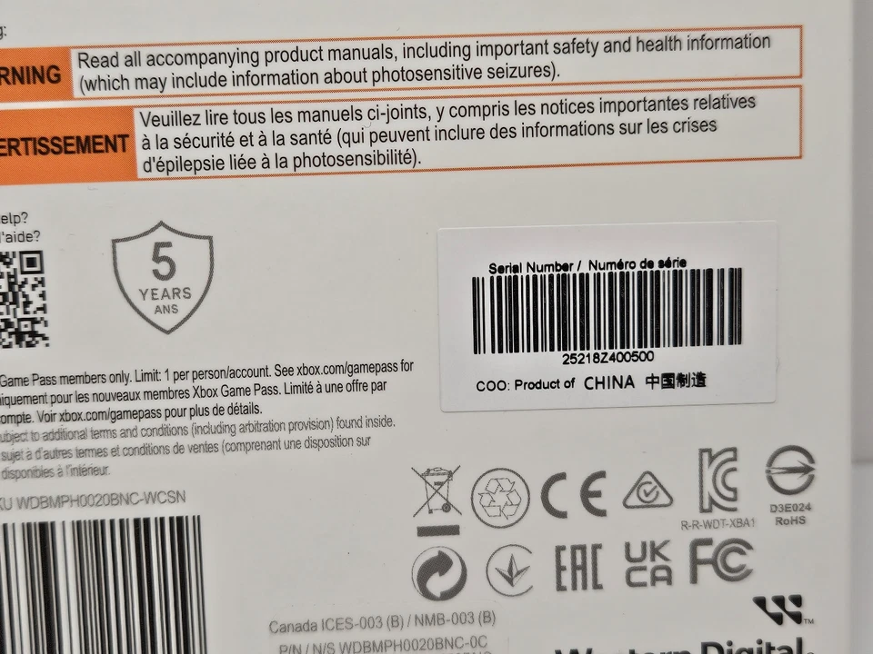 NEW Western Digital WD 2TB C50 Storage Expansion Card for Xbox Series X / S - Image 4 of 4