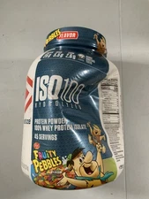 Dymatize ISO100 Hydrolyzed 100% Whey Protein Isolate Fruity Pebbles, 3lb, 8/26