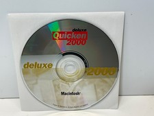 Quicken Deluxe 2000 for Macintosh - Vintage Software Program
