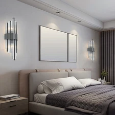 2PCS LED Wall Light Exterior Wall Light Fixture Wall Sconce  for Porch Bedroom