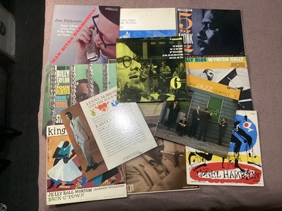 1950/60s ~Jazz Lot Of 12 ~ Riverside/ Prestige  ~ Monk/Hope/ Kelly ~ Covers Only