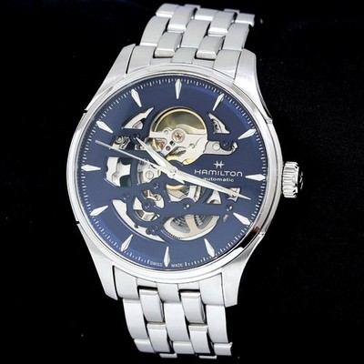 Used Hamilton Jazzmaster Skeleton Blue Dial Auto 40mm Men's Watch H42535141