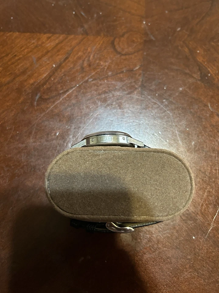 Vintage 1960s Zodiac Triple Date Moon Phase Automatic Mens Dress Watch - Image 4 of 4