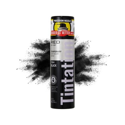 RED by Kiss Tintation Temporary Hair Color Spray, Extra Large Size, Instant G...