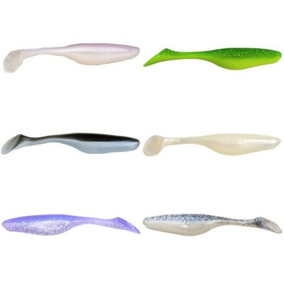 Bass Assassin Saltwater Sea Shad 6'' Fishing Lure 4 Package