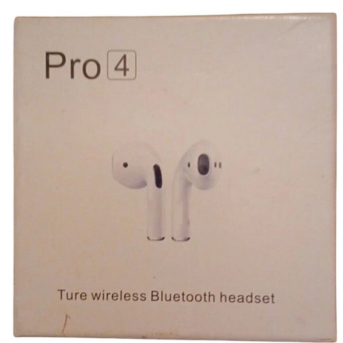 Pro 4 Wireless Bluetooth Headset Earbuds Headphones With Charging Case