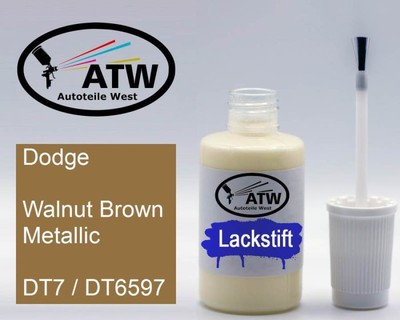 Dodge, Walnut Brown Metallic, DT7 / DT6597, 20ml Lackstift