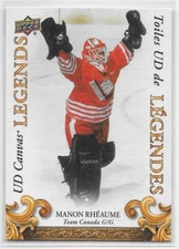 22/23 UPPER DECK TIM HORTONS LEGENDS CANVAS Manon Rheaume #CL15