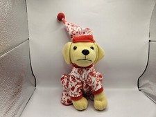 Raising Canes 2020 Cozy Cane Plush Puppy Dog Red PJs Christmas Limited Toy Used