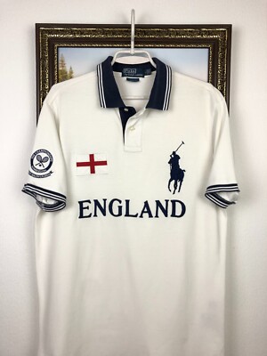 Polo Ralph Laurenビッグポニー イングランド S 白 ホワイト POLO RALPH LAUREN（ポロ・ラルフローレン） 【並行輸入品】 ポロ