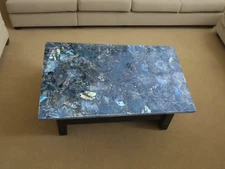 Labradorite Table Top Coffee Table Slab – Durable Stone for Countertops