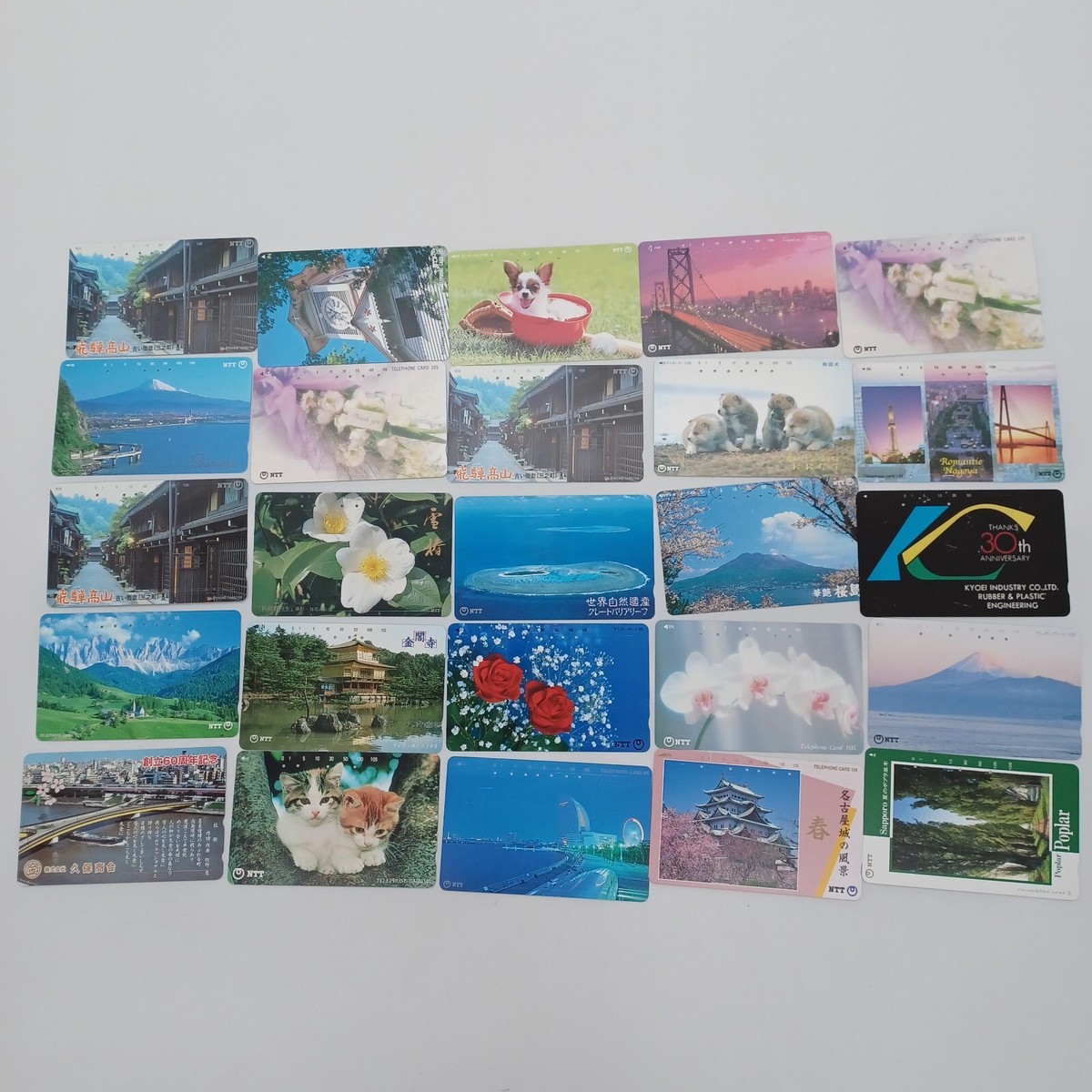 NTT Japan Phone Cards Lot of 100 Used Collectible Japanese