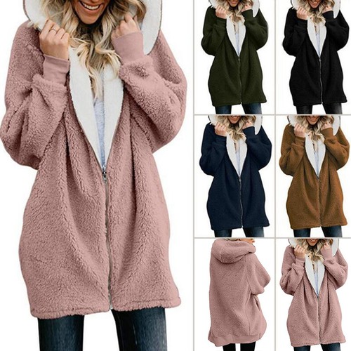 Women Ladies Warm Teddy Bear Fluffy 