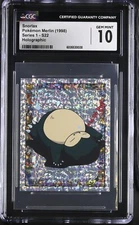 Pokemon Snorlax S22 Holo Merlin Series 1 - CGC 10
