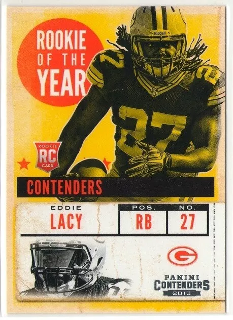 Eddie Lacy trading card