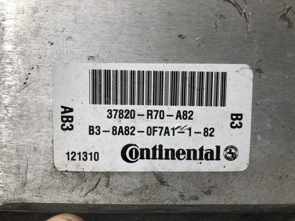 2011 2012 Honda Accord компьютер мозг управления двигателем ECU EBX модуль 37820R70A82 - Изображение 2 из 4