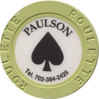 Paulson Sample Roulette Mold Chip Lime Spade
