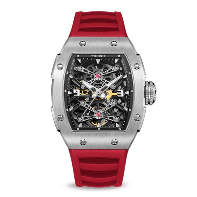 WISHDOIT PIRATE Captain Kidd Skelett-Zifferblatt Armband Uhr 50 m