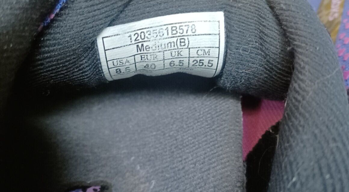 Brooks Ghost 14 Womens 8.5 B Shoes Purple Leopard Running Walking