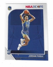 2019-20 NBA Hoops Jordan Poole Rookie Card