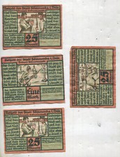 Pieniądze awaryjne: Sömmerda Turyngia 4 sztuki (893)