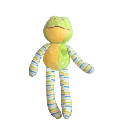 : Baby Ganz Softies Frog Long Legs Plush BeanBag Stuffed Toy 13''
