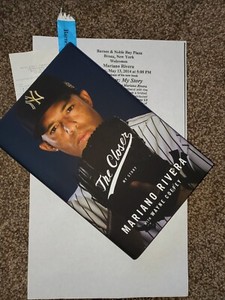 Mariano Rivera HOF SIGNED Book The Closer New York Yankees with proof