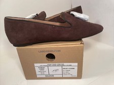 NIB Lands End Vivian Tassel Spice Brown Loafers Flats Shoes Size 6.5