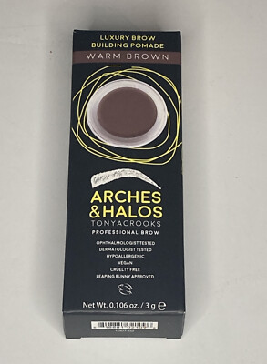 Arches & Halos Luxury Brow Building Pomade, Warm Brown