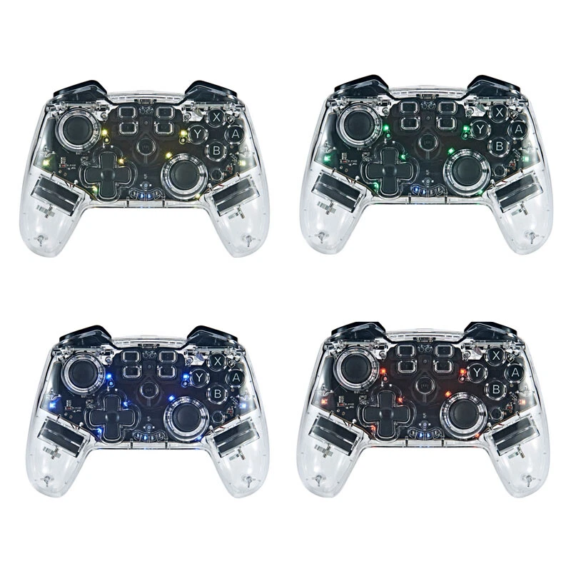 For Switch/Oled/Lite Wireless Bluetooth Pro Gaming Gamepad w/LED Lights Console - Image 2 of 4