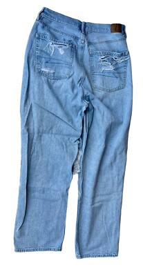 American Eagle Jeans Women's Size 12 ''Highest Rise 90s Boyfriend'' Blue Denim