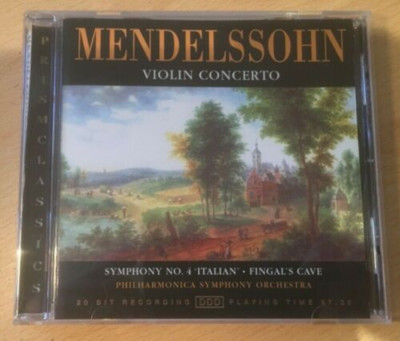 Violin Concerto, Hebrides Overture, Sym 4 CD (1997) Classical Fast FREE P&P
