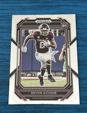 2023 Panini Prizm Draft Picks DEVON ACHANE Rookie RC Texas A&M Aggies Dolphins
