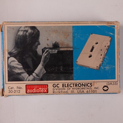 GC Electronics Audiotex Cassettenkopf Reiniger Kassette Sehr Gut (VG)
