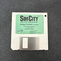 Maxis Sim City Game Disk for Commodore Amiga Computers A1000 600 3000 1200 4000