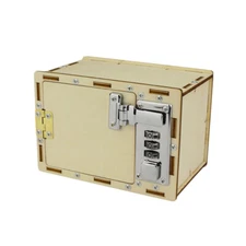 1PC Handmade Mechanical Password Box Scientific Technological Toys for Kids