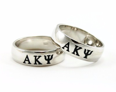 Alpha Kappa Psi Sterling Silver Men's Ring | AKPsi Fraternity Rings | Brand New!